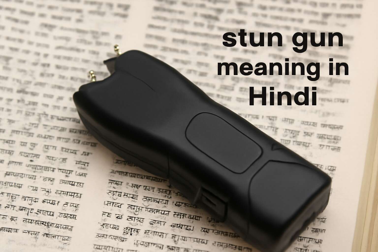 stun gun meaning in hindi