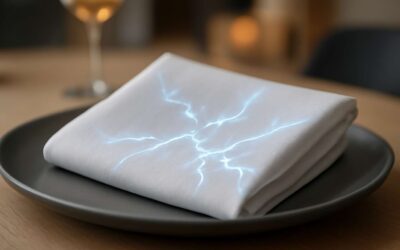 A taser napkin moment: the shocking trend changing tableware etiquette.