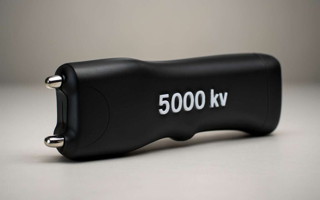 Stunning power: stun gun 5000kv for instant self-defense