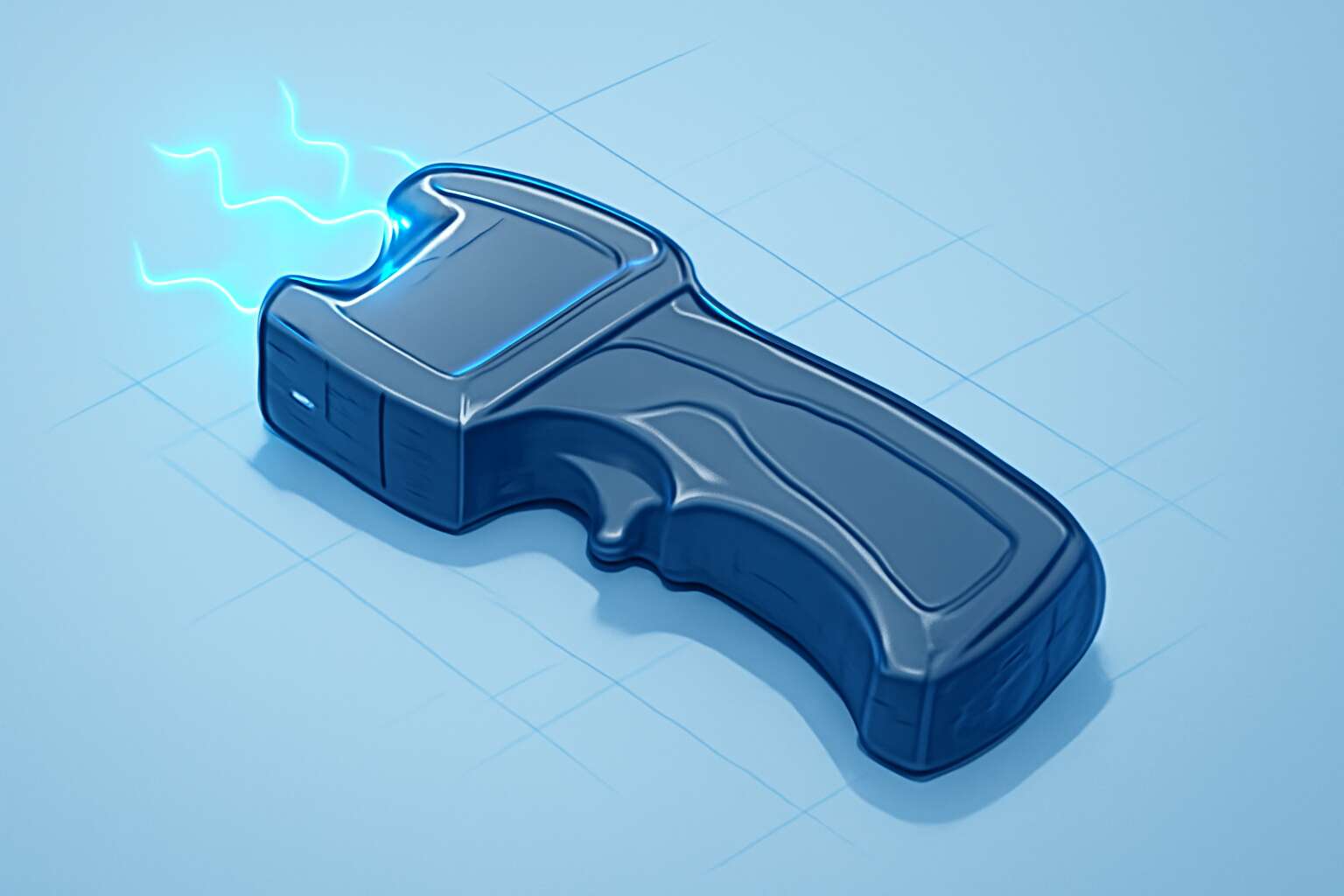 stun gun drawing